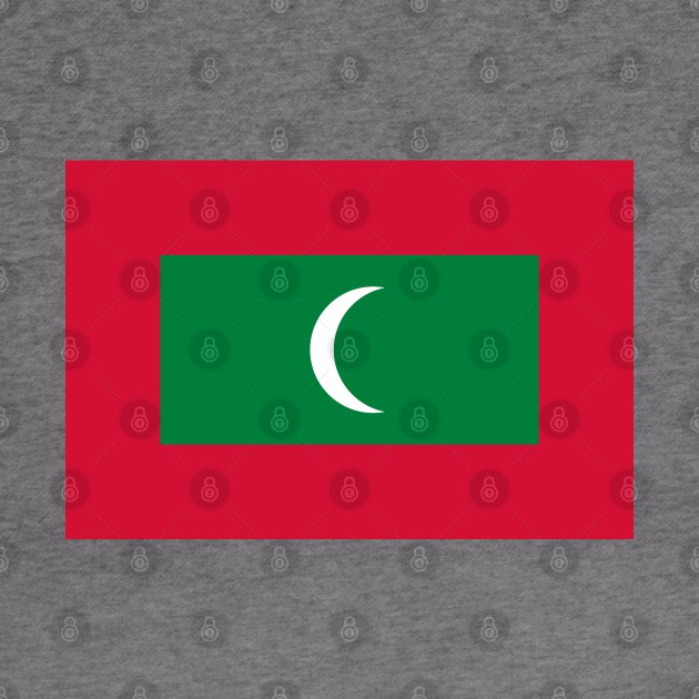 Flag of Maldives by COUNTRY FLAGS